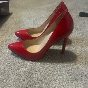 Elegant Red Women's Pumps